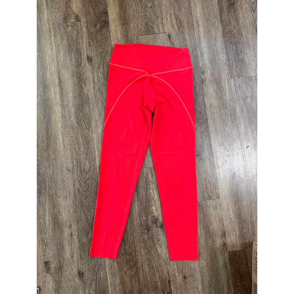 OFFLINE by Aerie 7/8 Legging Hi-Rise Red Athletic Yoga Pants Large no front seam